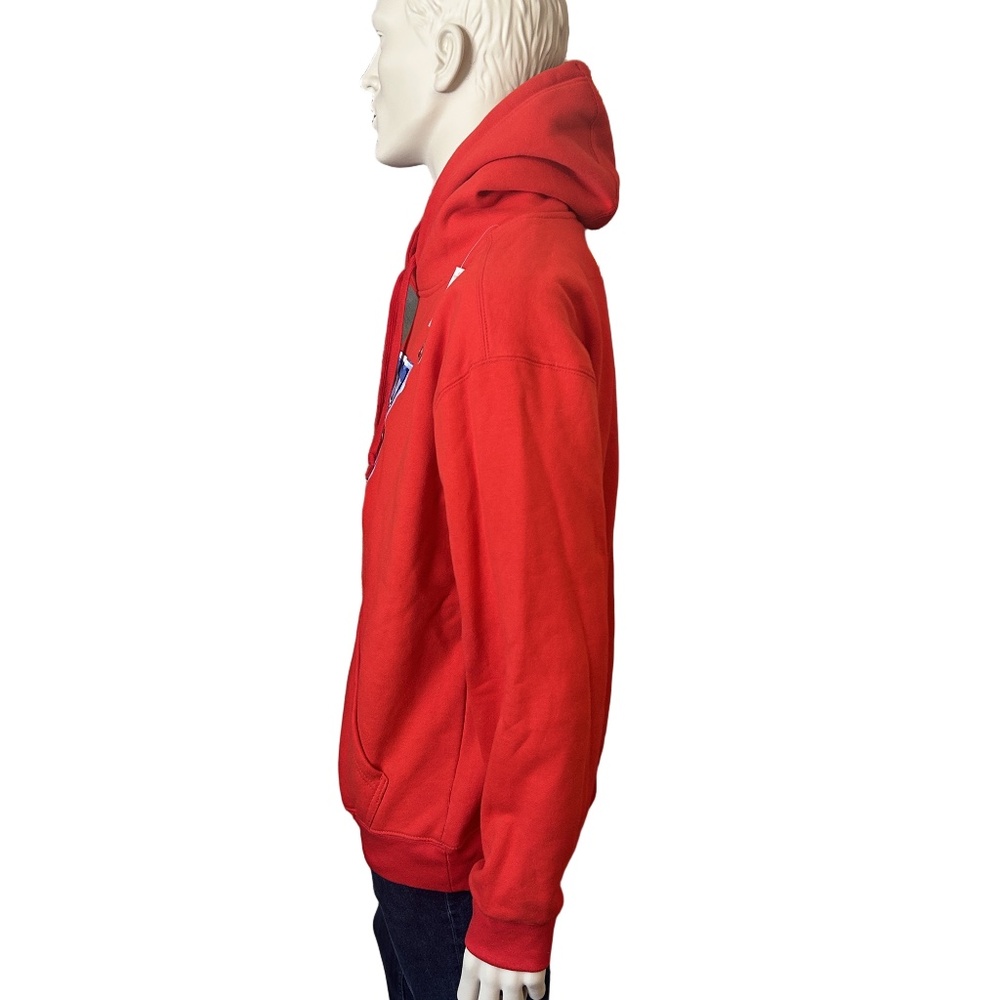 NHL New York Rangers Fleece Hoodie Sweatshirt Fan Cotton Embroidered Crest NWT - Picture 7 of 13
